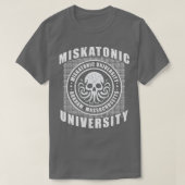 Cthulu en Lovecraft Miskatonic University T-shirt (Design voorkant)