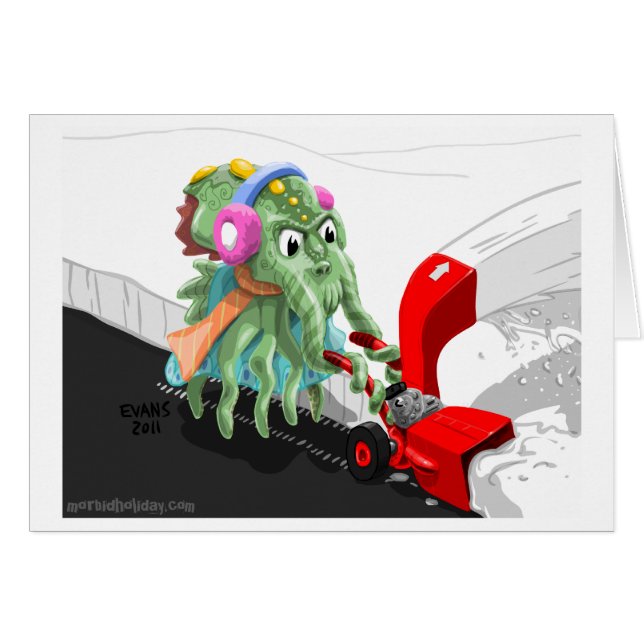 Cthulu Snow Blower (Voorkant Horizontaal)