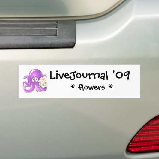 Cthulupus, LiveJournal '09 Bumpersticker (Op auto)