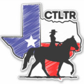 CTLTR vinylsticker Sticker (Voorkant)