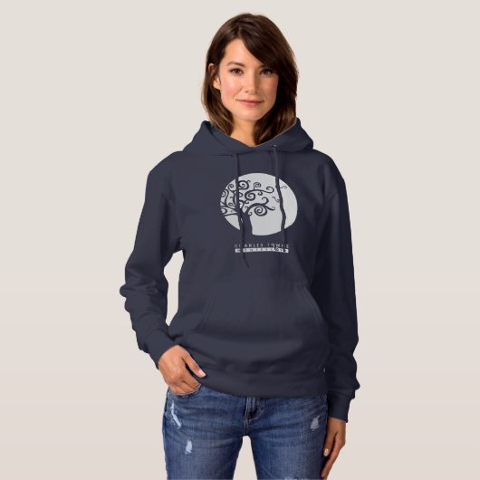 CTM Circle Tree met Line Logo Women's Sweatshirt (Voorkant volledig)