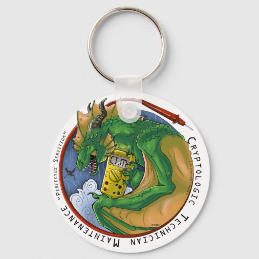 CTM "Coin" Button Sleutelhanger (Voorkant)