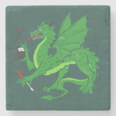 CTM "Medieval" Design Stone Onderzetter (Voorkant)