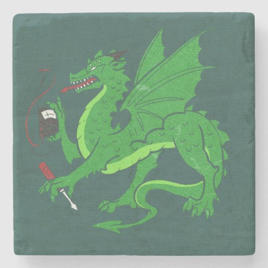 CTM "Medieval" Design Stone Onderzetter (Voorkant)