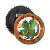 CTM "Tribute" flaconopener Button Flesopener (Voorkant)