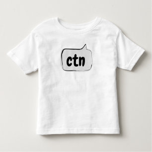 ctn Speech Bubble - Kan nu niet praten Kinder Shirts