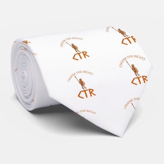 CTR KIES DE JUISTE LDS BYU STROPDAS (Opgerold)