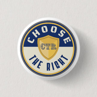 CTR Kies de juiste LDS Primary sleutelhanger cadea Ronde Button 3,2 Cm