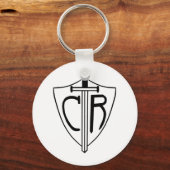 CTR kies het Juiste Sword en schild Sleutelhanger (Voorkant)