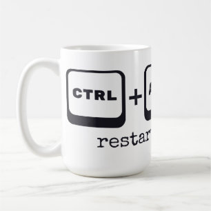 Ctrl Alt 2027 Grappige Nerdy Nieuwjaars Computer M Koffiemok