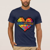 ctrl + alt + dad Geek Dad T-Shirt (Voorkant)