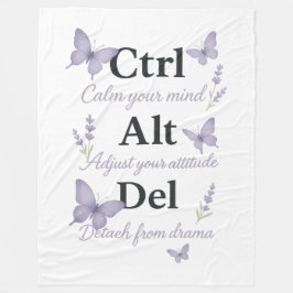 CTRL, ALT, DEL FLEECE DEKEN