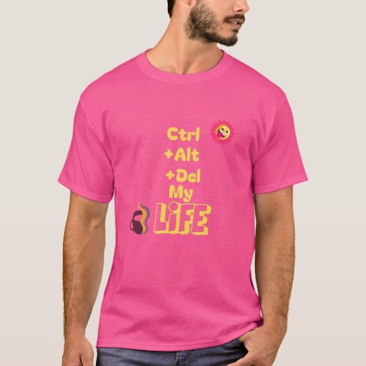 Ctrl+Alt+Del is mijn T-shirt (Voorkant)