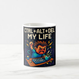 CTRL - ALT - DEL MY LIFE MUG KOFFIEMOK