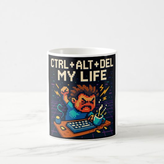 CTRL - ALT - DEL MY LIFE MUG KOFFIEMOK (Center)