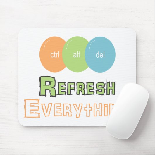 ctrl alt del Refresh Alles Muismat (Met muis)