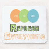ctrl alt del Refresh Alles Muismat (Voorkant)