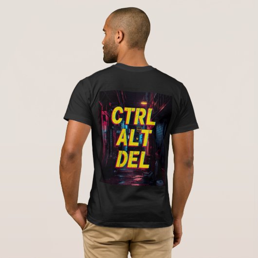 CTRL ALT DEL T-SHIRT (Achterkant volledig)