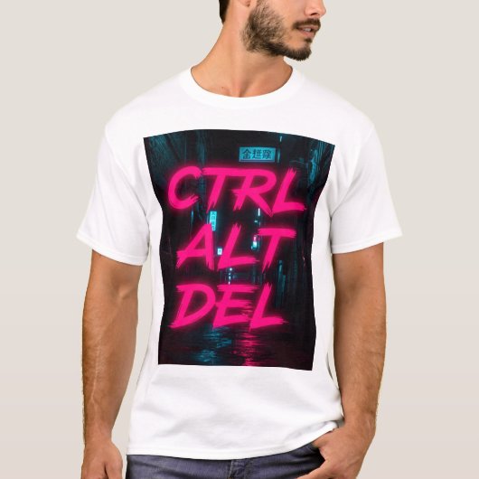 CTRL ALT DEL T-SHIRT (Voorkant)