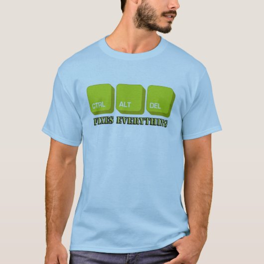 ctrl alt del t-shirt (Voorkant)