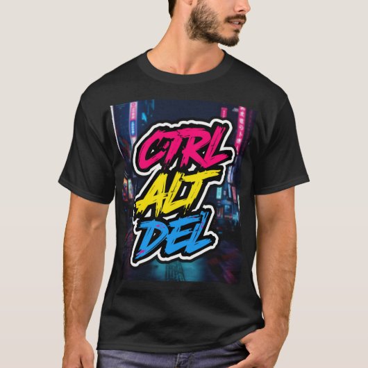 CTRL ALT DEL T-SHIRT (Voorkant)