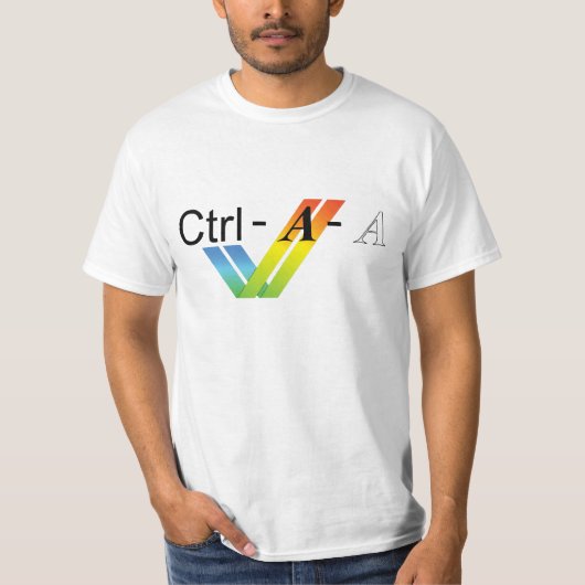 Ctrl-Alt-Del voor Amiga-gebruikers T-shirt (Voorkant)