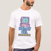 CTRL+ALT+DEL Your Problemen - Retro Computer Graph T-shirt (Voorkant)