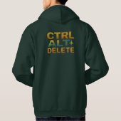 Ctrl+Alt+Delete Computer Keyboard Hoodie (Achterkant)