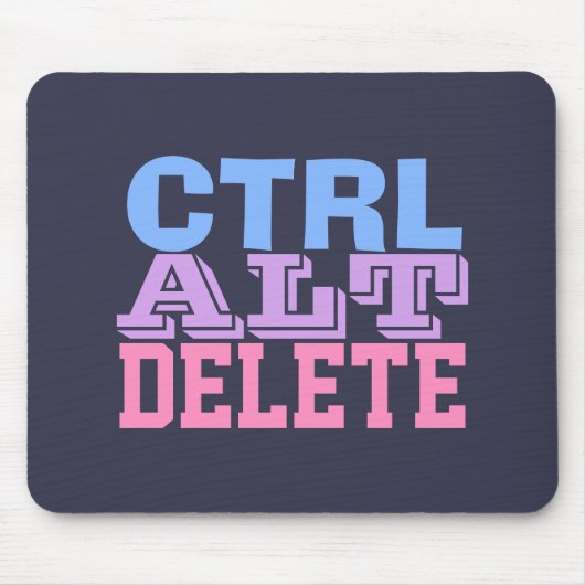 CTRL ALT DELETE MUISMAT (Voorkant)