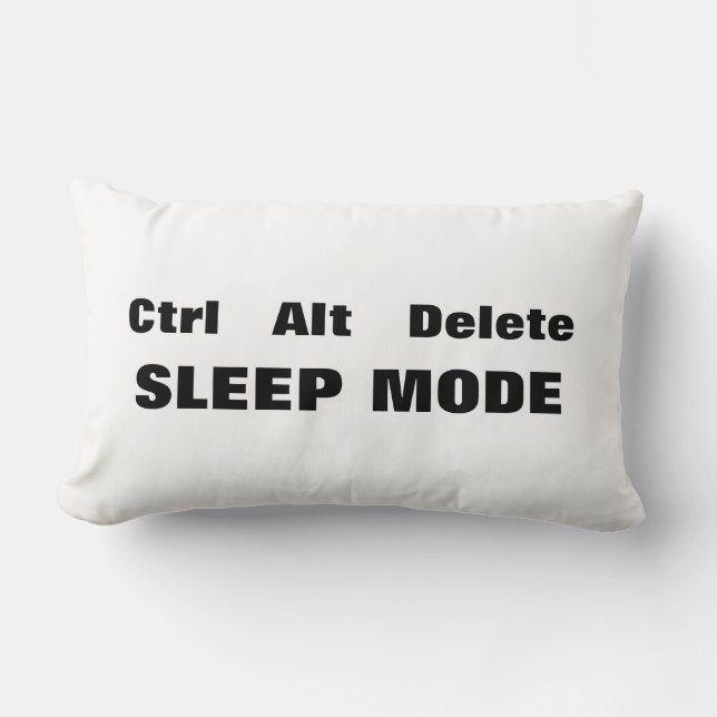 Ctrl Alt Delete = Slaapstand Kussen (Voorkant)