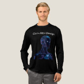 Ctrl+Alt+Design Tri-Blend Shirt (Voorkant)