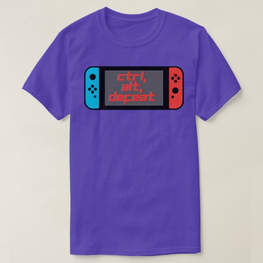 Ctrl Alt Design verslaan T-shirt (Design voorkant)
