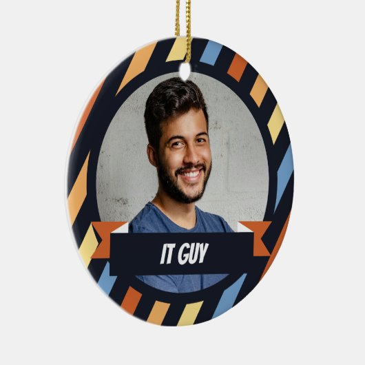 Ctrl + Alt + Fox- Kantoor Christmas Keramisch Ornament (Rechts)