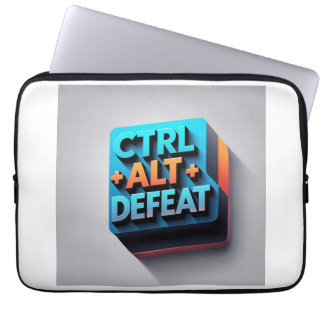 "Ctrl+Alt+Nederlaag" met een knipoog Laptop Sleeve