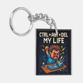 CTRL - ALT - VERWIJDER MIJN LEVEN SLEUTELHANGER (Voorkant Links)