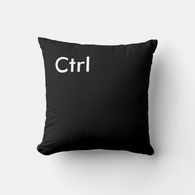 "Ctrl" Computer Key Pillow Kussen (Voorkant)