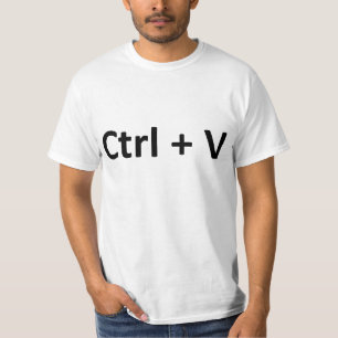 CTRL CTRL V de Kieuwen van het Deeg van het Exempl T-shirt