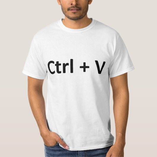 CTRL CTRL V de Kieuwen van het Deeg van het Exempl T-shirt (Voorkant)