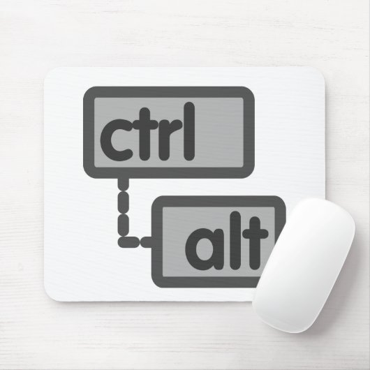 CTRL- en ALT-Button Muismat (Met muis)