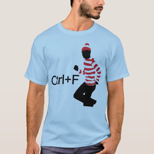 Ctrl+F T-shirt (Voorkant)