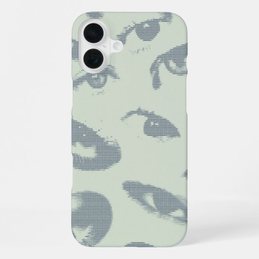 "Ctrl + I" ASCII Eyes iPhone Hoesje (Achterkant)