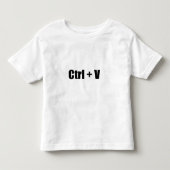 CTRL + V KINDER SHIRTS (Voorkant)