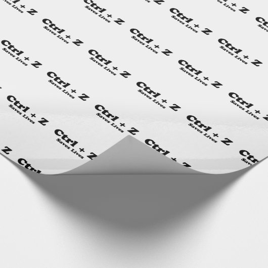 Ctrl Z Cadeaupapier (Hoek)