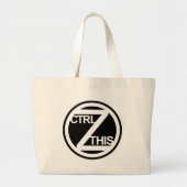 CTRL Z DEZE GROTE TOTE BAG (Voorkant)