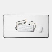 Ctrl Z Fouten Ongedaan Maken - Grappige Tech Lieve Bureaumat (Keyboard & Muis)