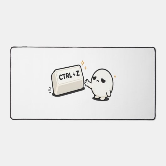 Ctrl Z Fouten Ongedaan Maken - Grappige Tech Lieve Bureaumat (Voorkant)