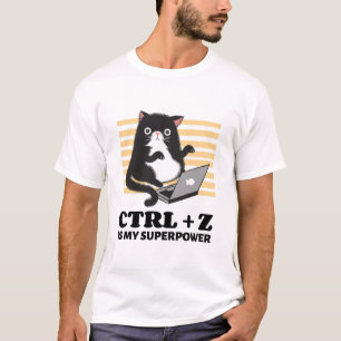 Ctrl + Z is Mijn Superkracht 3D Model T-shirt