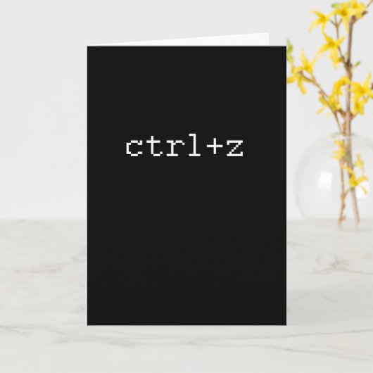 CTRL Z KAART (Gele Bloem)