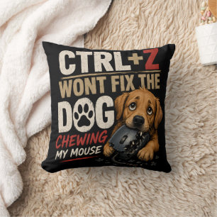 CTRL + Z Repareert Niet Mijn Muis Die Door De Hond Kussen