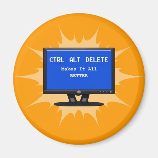 CTRLALTDELETE MAGNEET (Voorkant)